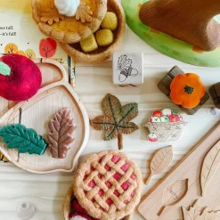 Apple Basket | Wooden Toy Figurine