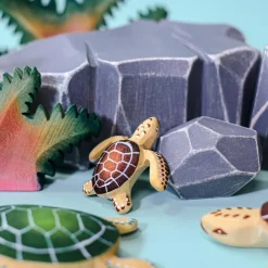 Baby Turtle (Brown) | Wooden Toy