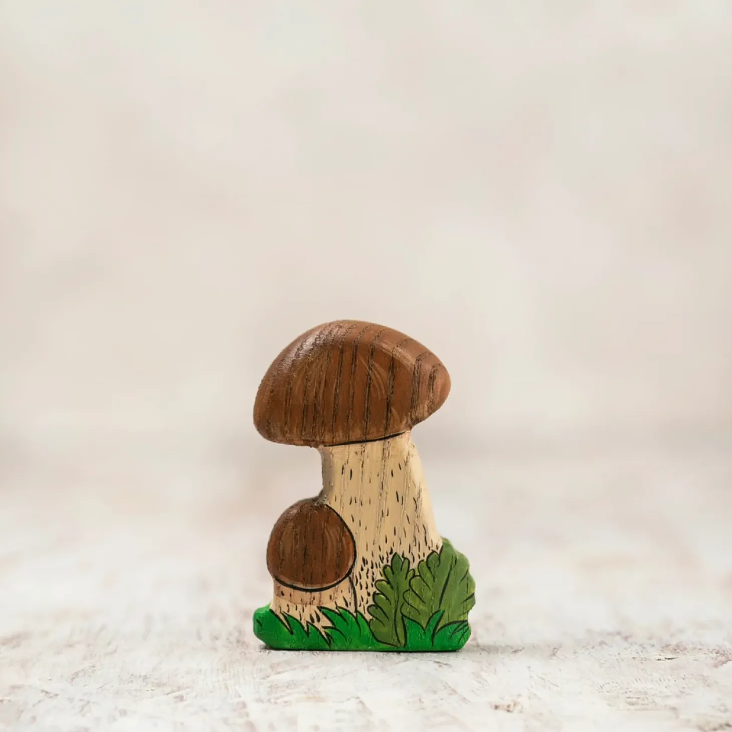 Birch Mushrooms | Wooden Toy Figurine