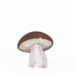 Brown Cap Mushroom | Wooden Toy Figurine