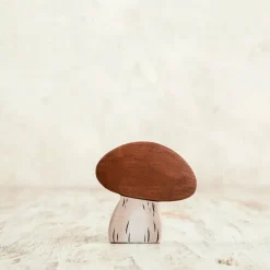 Brown Cap Mushroom | Wooden Toy Figurine