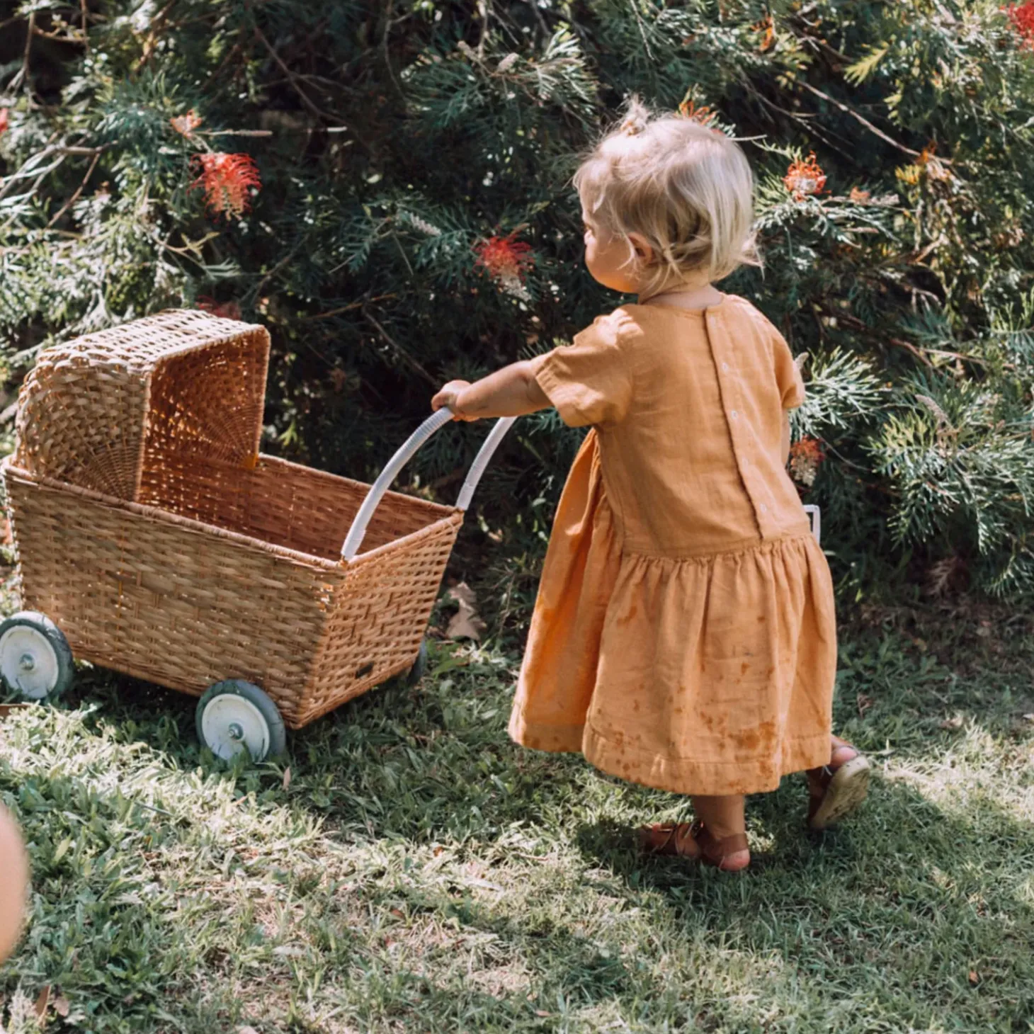 Convertible Rattan Strolley (Natural)