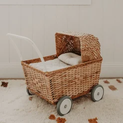 Convertible Rattan Strolley (Natural)