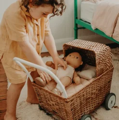 Convertible Rattan Strolley (Natural)