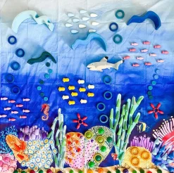 Coral Reef Vegan Play Cloth