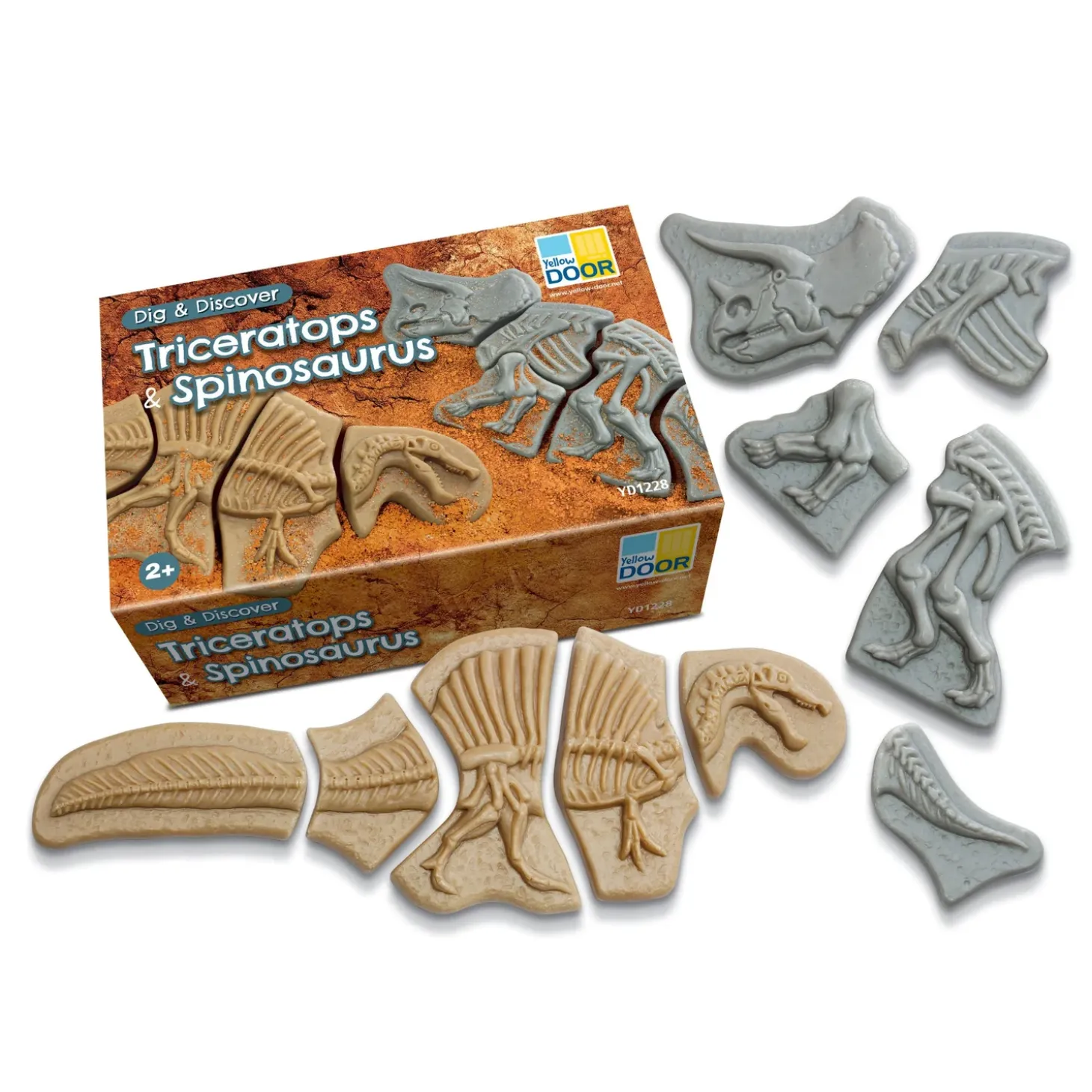 Dig and Discover Sensory Stones (Triceratops & Spinosaurus)