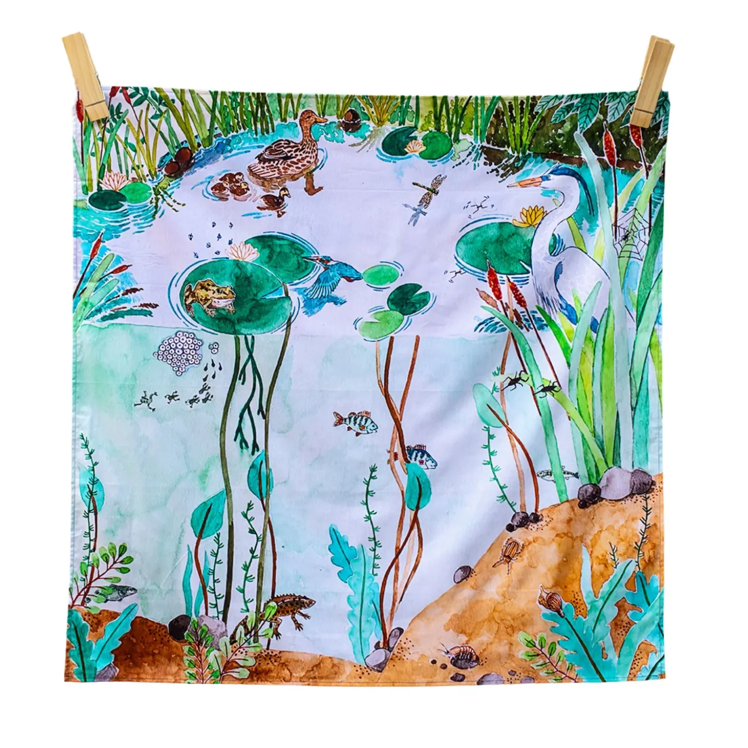 Down by the Pond Vegan Play Cloth