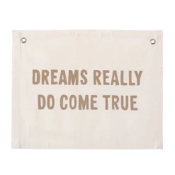 Dreams Really Do Come True Canvas Banner