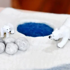 Felt Arctic Antarctica Playmat Playscape (Large)