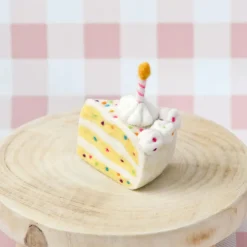 Felt Confetti Cake Slice | Play Food