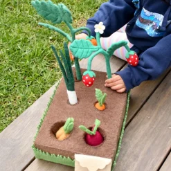 Felt Garden Planter Box Play Set