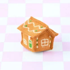 Felt Gingerbread House (Green Door)
