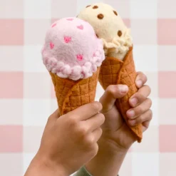 Felt Ice Creams and Waffle Cones | Play Food Set
