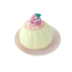 Felt Pink Strawberry Bundt Cake | Play Food