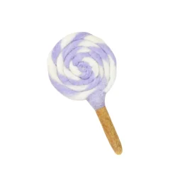 Felt Purple and White Swirl Lollipop | Play Food
