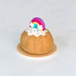 Felt Rainbow Bundt Cake | Play Food