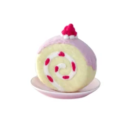 Felt Strawberry Swiss Roll | Play Food
