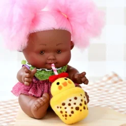 Felt Yellow Chick Boba Bubble Tea Drink | Play Food