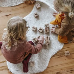 Floral Alphabet Blocks (Set of 15) - Handmade in Canada