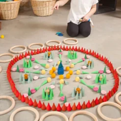 Grapat Mandala (Green Cones)