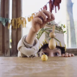 Grapat Wooden Ornament Set (Hop and Peep)