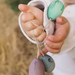 Grapat Wooden Ornament Set (Aurora Eggs)