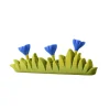 Grass with Blue Flowers (Large) | Wooden Toy
