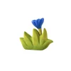 Grass with Blue Flowers (Small) | Wooden Toy