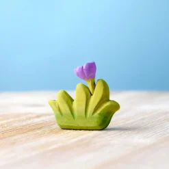 Grass with Purple Flower (Small) | Wooden Toy