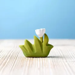 Grass with White Flower (Small) | Wooden Toy