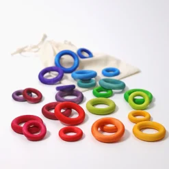 Grimm's Building Rings - Rainbow