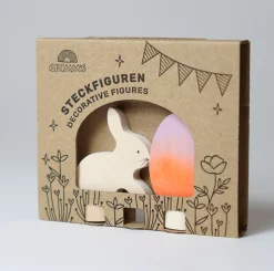 Grimm's Celebration Ring Deco (Easter Set Batik Orange - 2pcs)