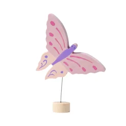 Grimm's Celebration Ring Deco Pink Butterfly