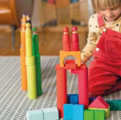 Grimm's Large Building Rollers (Rainbow)