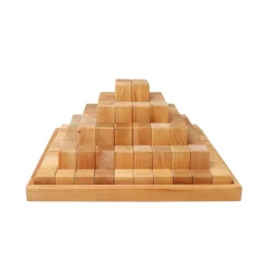 Grimm's Large Natural Stepped Pyramid Building Set