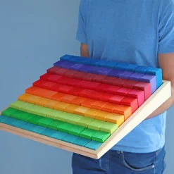 Grimm's Large Stepped Counting Block Set (4cm thick)