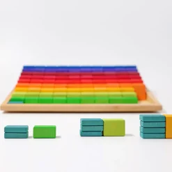 Grimm's Large Stepped Counting Block Set (4cm thick)