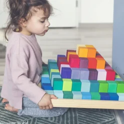 Grimm's Large Stepped Pyramid Building Set