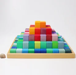 Grimm's Large Stepped Pyramid Building Set