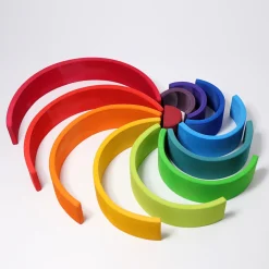 Grimm's Rainbow Semi-Circles (11 Pcs)