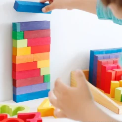 Grimm's Small Stepped Counting Block Set (2cm thick)