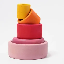 Grimm's Stacking Bowls - Lollipop