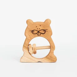 Handmade Beaver Rattle & Teething Toy