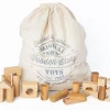 Handmade Blocks in Sack (Set of 100) - Natural