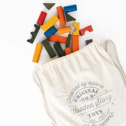 Handmade Blocks in Sack (Set of 100) - Colour
