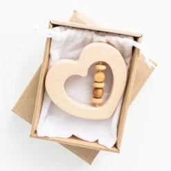 Handmade Love Rattle & Teething Toy