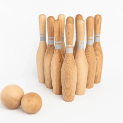 Handmade Natural Bowling Set