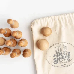 Handmade Natural Bowling Set