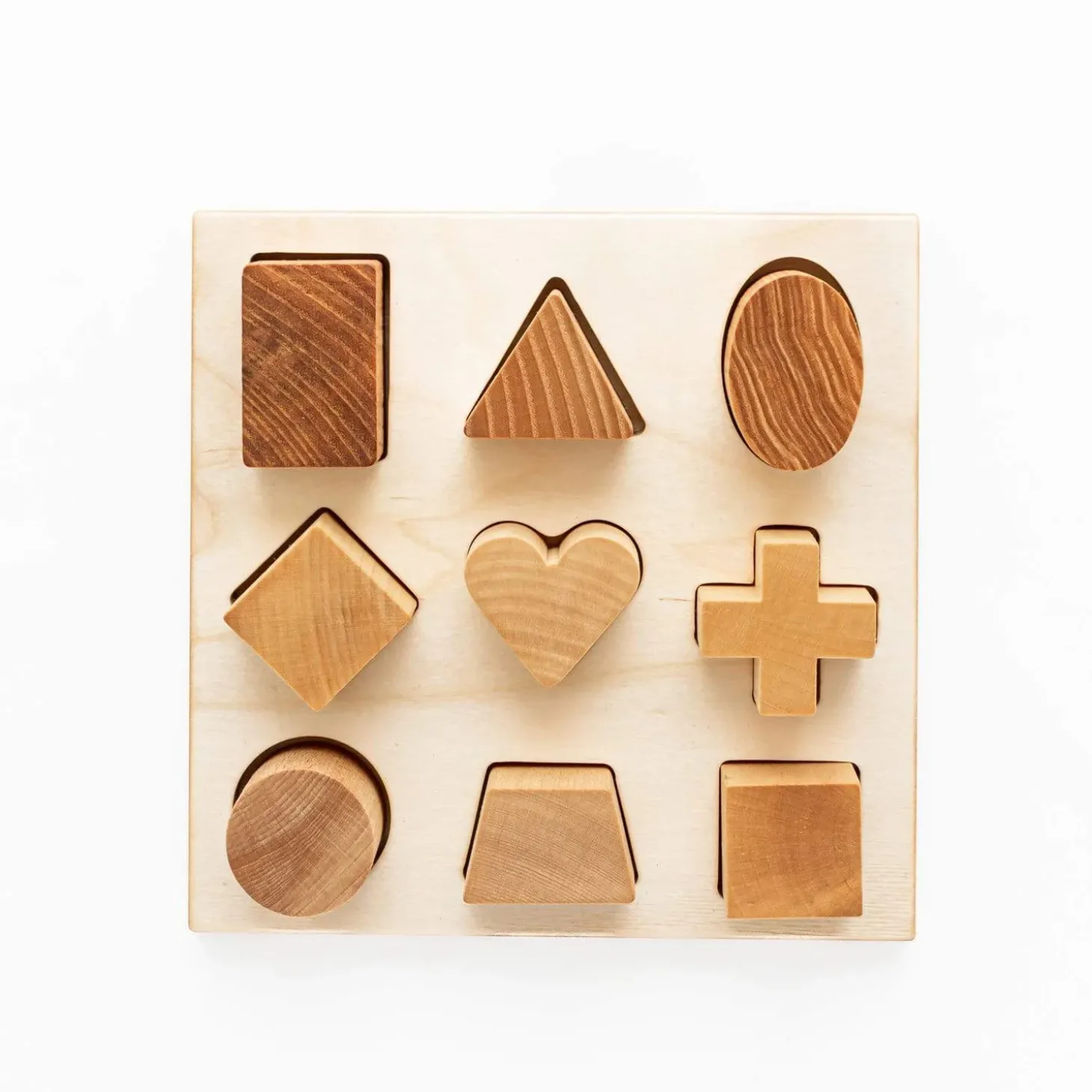 Handmade Shapes Puzzle Board