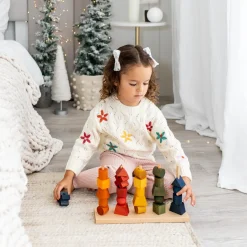 Handmade Stacking Toy (Colour)